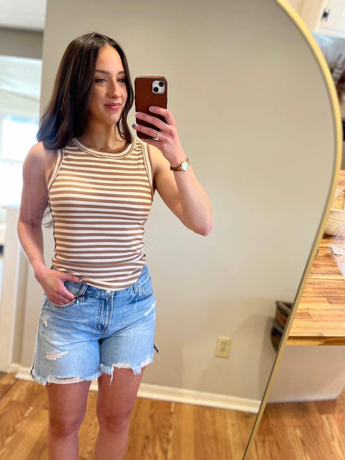 Effortless Striped Tank
