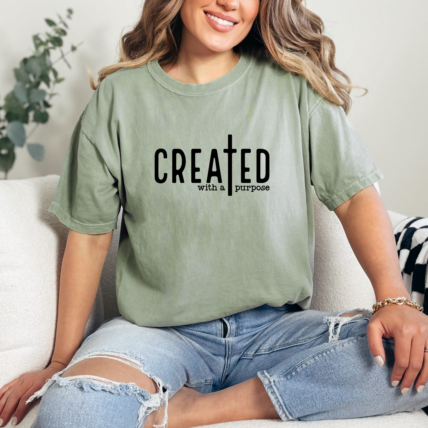 Created With A Purpose T Shirt