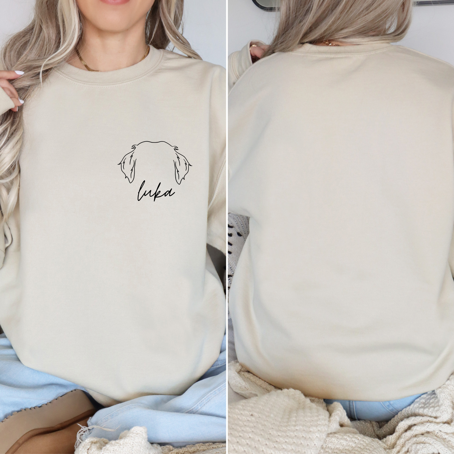 Pet Ears Crewneck - Custom